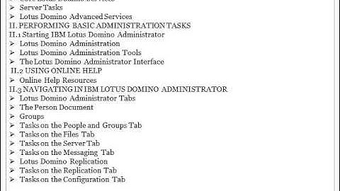 Lotus Notes Online Training Course Content-Global Online Training