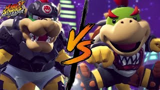 Mario Strikers Battle League #37 - Bowser vs Bowser Jr (Urban Rooftop)