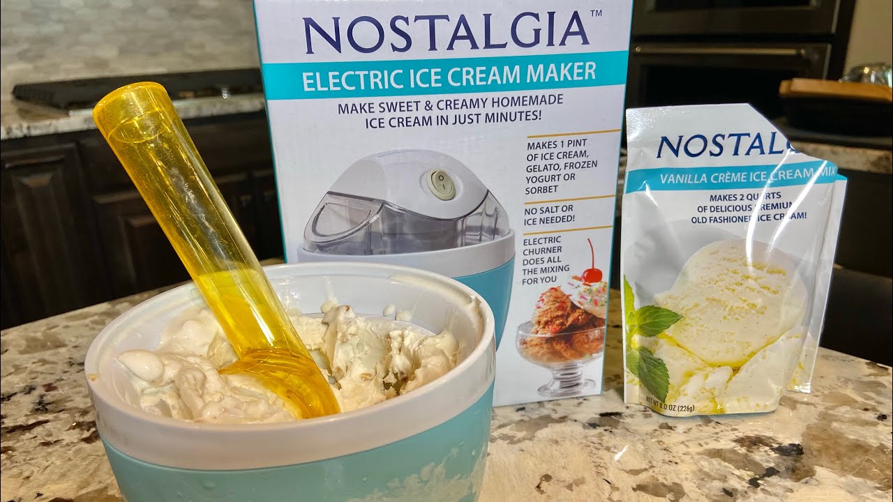 Nostalgia 4-Quart Electric Ice Cream Maker in the Ice Cream Makers