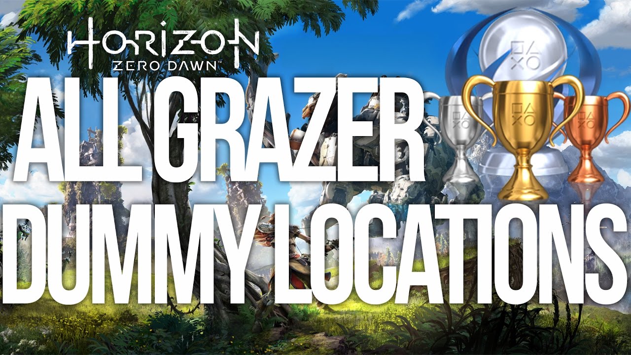 Horizon zero dawn all grazer dummy locations YouTube