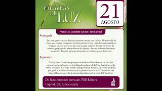 Palavras de Luz em Português e Esperanto – 21/08/2023
