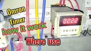 Omron H3BA-8 timer how it work