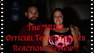 The NUN - Official Teaser Trailer Reaction & Review! (IN THE DARK!)