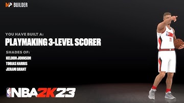 I MADE A PLAYMAKING 3-LEVEL SCORER IN NBA 2K23 CURRENT GEN