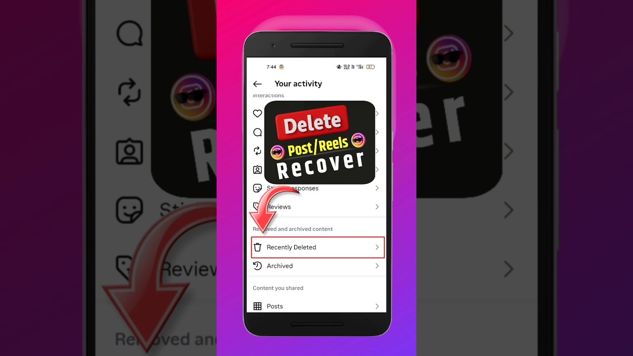 How to Restore/Recover Deleted post on Instagram | Instagram ke delete post ko wapas kaise laye