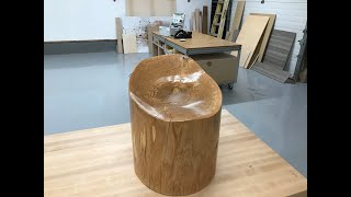 How to make a log chair (amazingly comfortable!!)