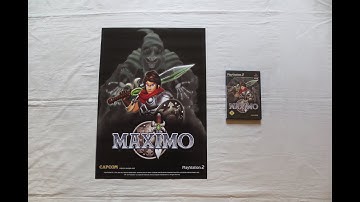 Retro Video Game Promo Collection (PART 68) - Maximo Ghosts to Glory Poster (Capcom,PS2)