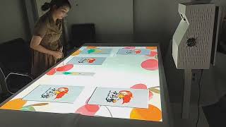 mobile interactive floor all in one for kids games