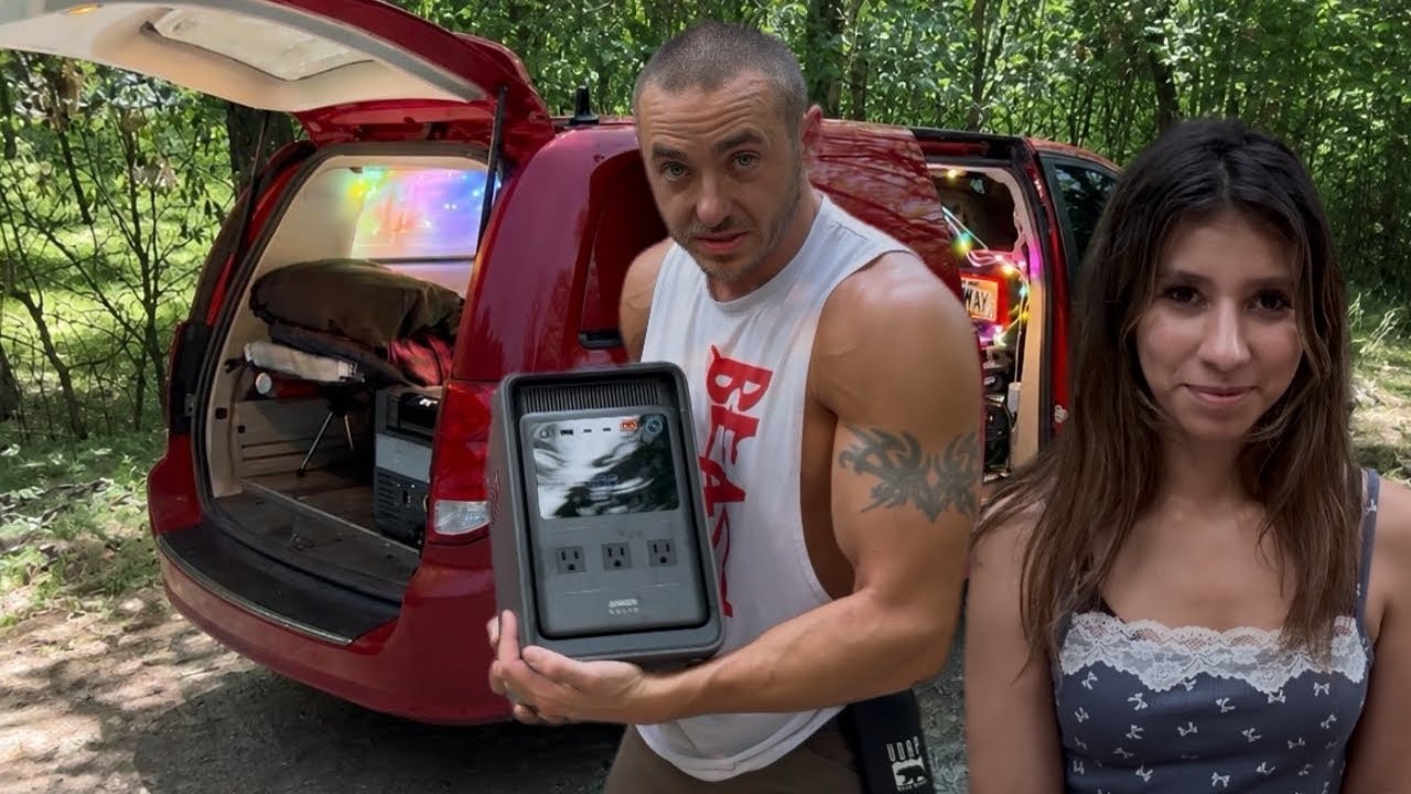 Van Camping With My GF! (Anker SOLIX S2000 Review)