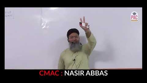 CAF 3   CMA   Lecture 2  Basic Concept of Costing   Sir Nasir Abbas  Spring 24