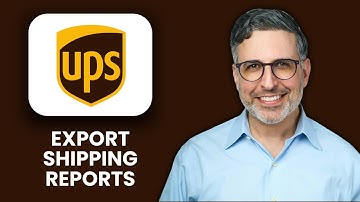 NEW! How to Export UPS Shipping Reports (2025) 📊 | Complete Guide to UPS Shipping Analytics