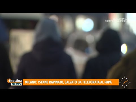 Video Baby gang, rapina e sequestro di un 15enne a Milano -1mattina News23/12/2025