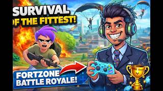 Survival of the Fittest in Fortzone Battle Royale!| Fortzone Gameplay #fortzone #crazygamesforkids