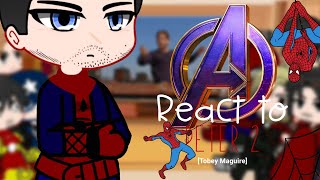 [] Avengers react to Spiderman - PETER 2 [] Tobey Maguire [] Reupload []