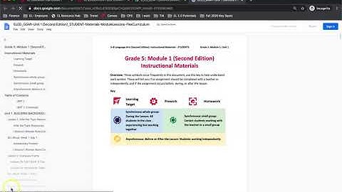 Flex Curriculum Navigation Part 4 - 3-8 Module Lessons, Google Drive