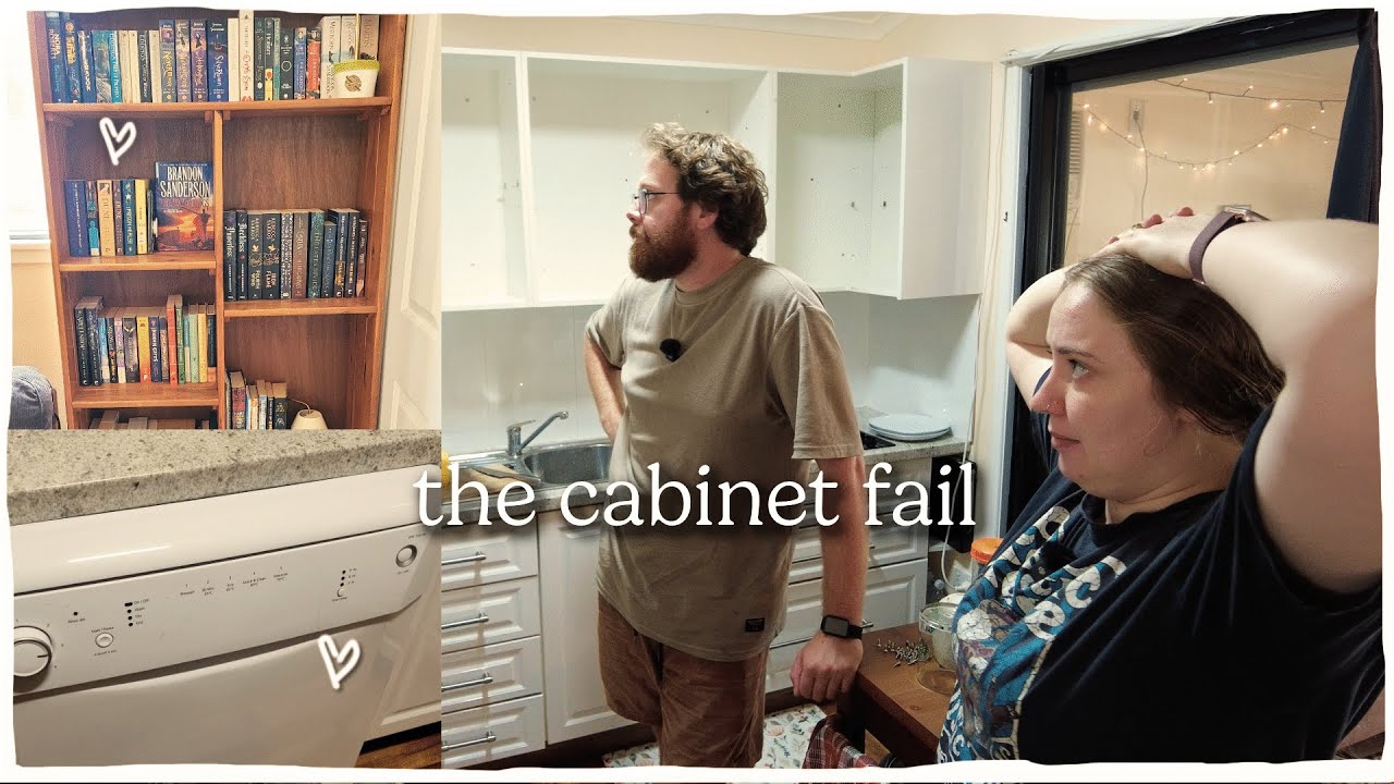 kitchen reno reality: a cabinet fail, dishwasher install & living room ...