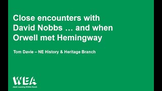 Ne History And Heritage Branch Talks Celebrity Some Historical Stories, Close Encounters