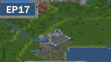 OpenTTD EP17: Temperate Years 33 & 34 - Improving Airports & Beginning Train Nightmares