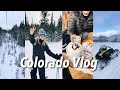 COLORADO VLOG | Skiing & Snowmobiling in Breckinridge with Family!