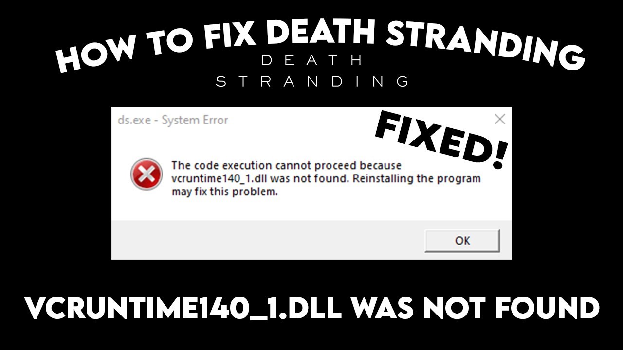 Vcruntime140 1 Dll Not Found Vcruntime140 1 Dll Not Found Reddit Gambarsaewwt