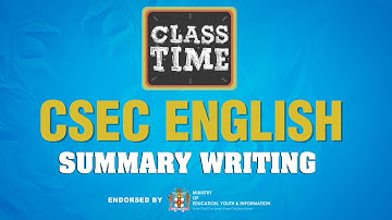 CSEC English - Summary Writing