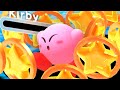 Kirby but if he gets a coin he INSTANTLY dies and its really sad because watching Kirby die is sad