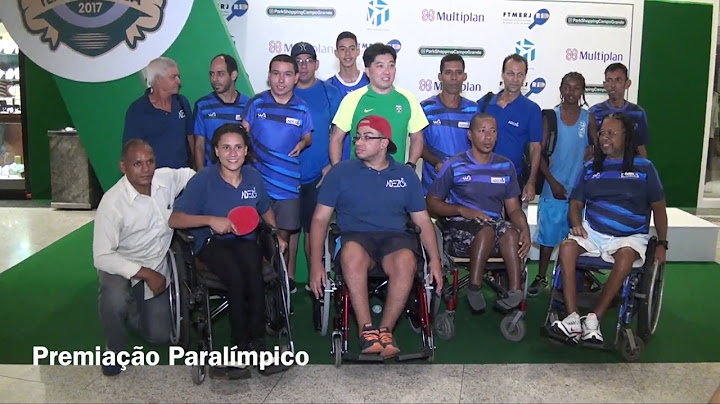 Evento de Tênis de Mesa no Parkshopping Rio de Janeiro 2017