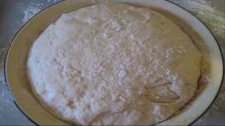 Безопарное дрожжевое тесто на йогурте и кипятке за 1 час