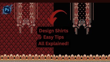 Digital Textile Designing in Photoshop Class # 18 | How to Design Ladies Shirt| #adobephotoshop