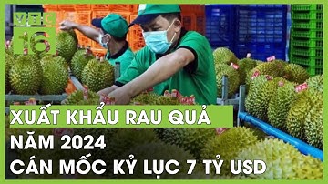 Xuất khẩu rau quả năm 2024 cán mốc kỷ lục 7 tỷ USD | VTC16