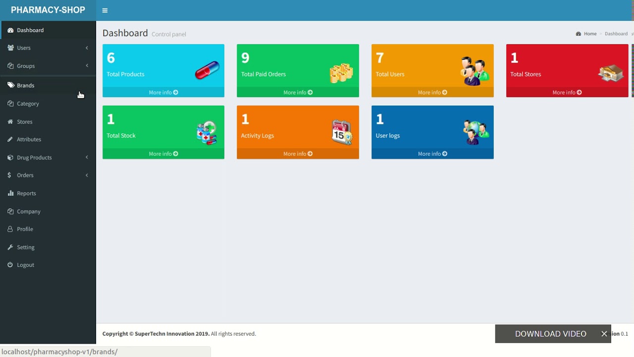 Demo pharmacy shop management system by benedict Demo pharmacy shop management system by benedict