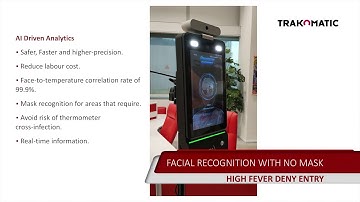 Temperature screening door access system