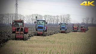 : - -:   90, 90  75. Russian plowing with caterpillar tractors