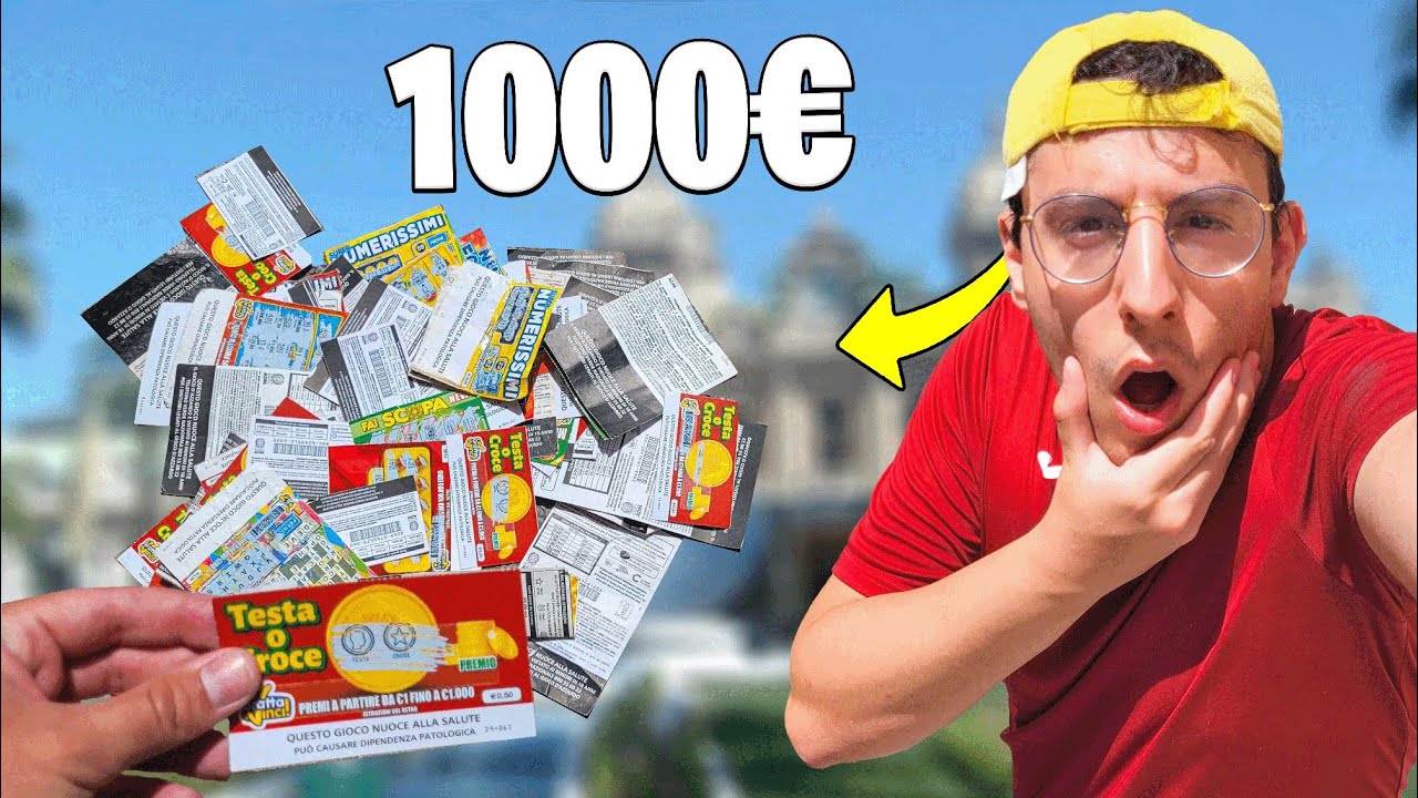 Ho Trovato 100 GRATTA e VINCI per Strada e SCOPRO.. *epico*
