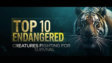 Top 10 bedreigde dieren die vechten voor hun overleving