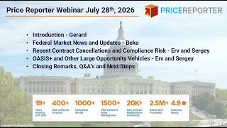 Federal Contract Readiness: GSA Contract Cancellations, OASIS+ & Larger Opportunities