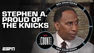 I'M JUST SO PROUD! 🙌 Stephen A. applauds the injury riddled Knicks | NBA Countdown