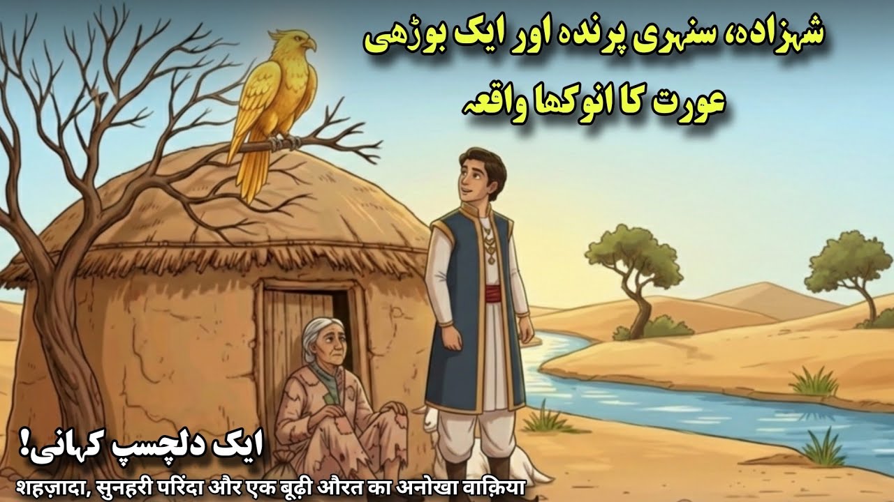 Shahzada, Soneri Parinda Or Borhi Aurat Ka Anokha Waqia || Moral Stories in Urdu || Hindi Stories