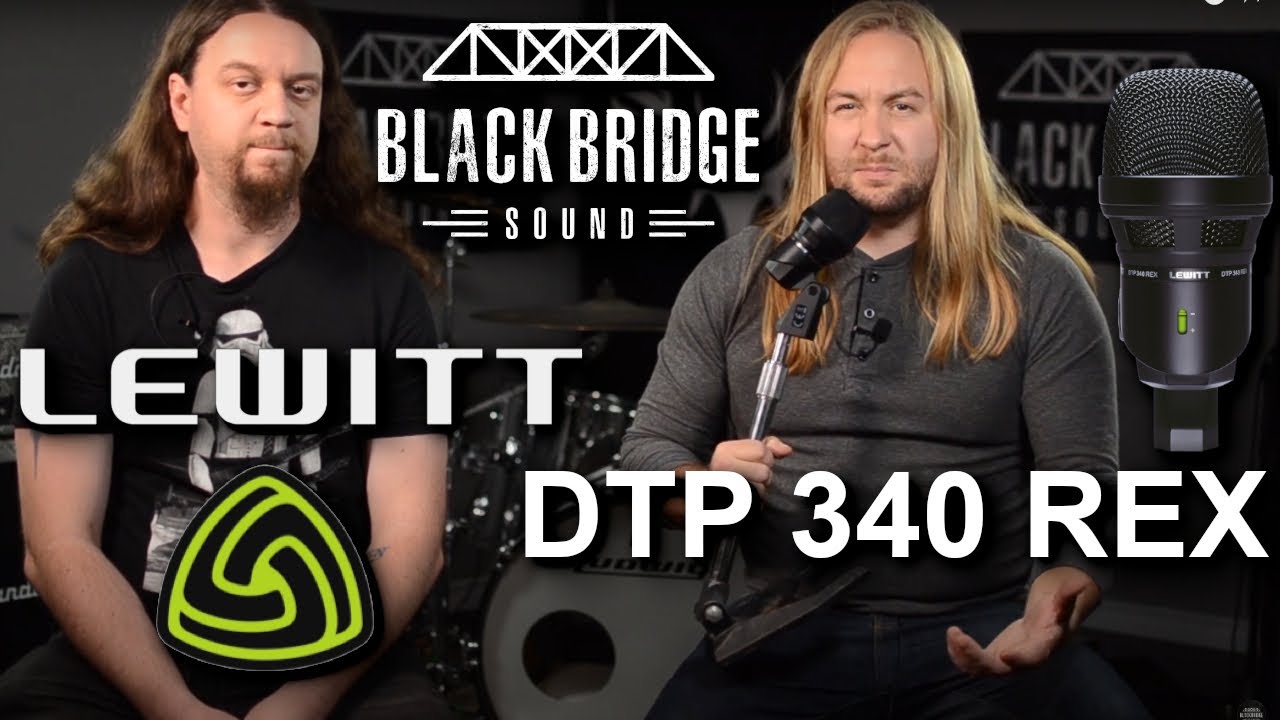 Lewitt DTP 340 Rex Kick Drum Mic - Flat and Plus Modes