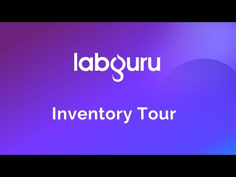 Labguru Inventory Tour