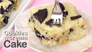 COOKIES AND CREAM CAKE | DIY Yummy Dessert | Fluffy and Moist Homemade Easy Cake | Baking Cherry