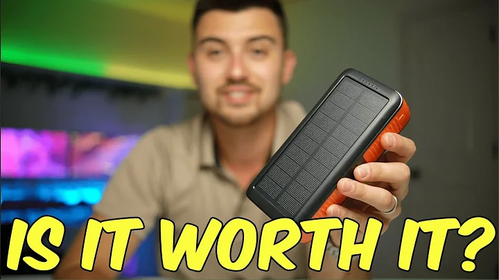 Review of the Boogostore Solar Charger Power Bank - 63,200mAh Battery, Hand Crank & More!