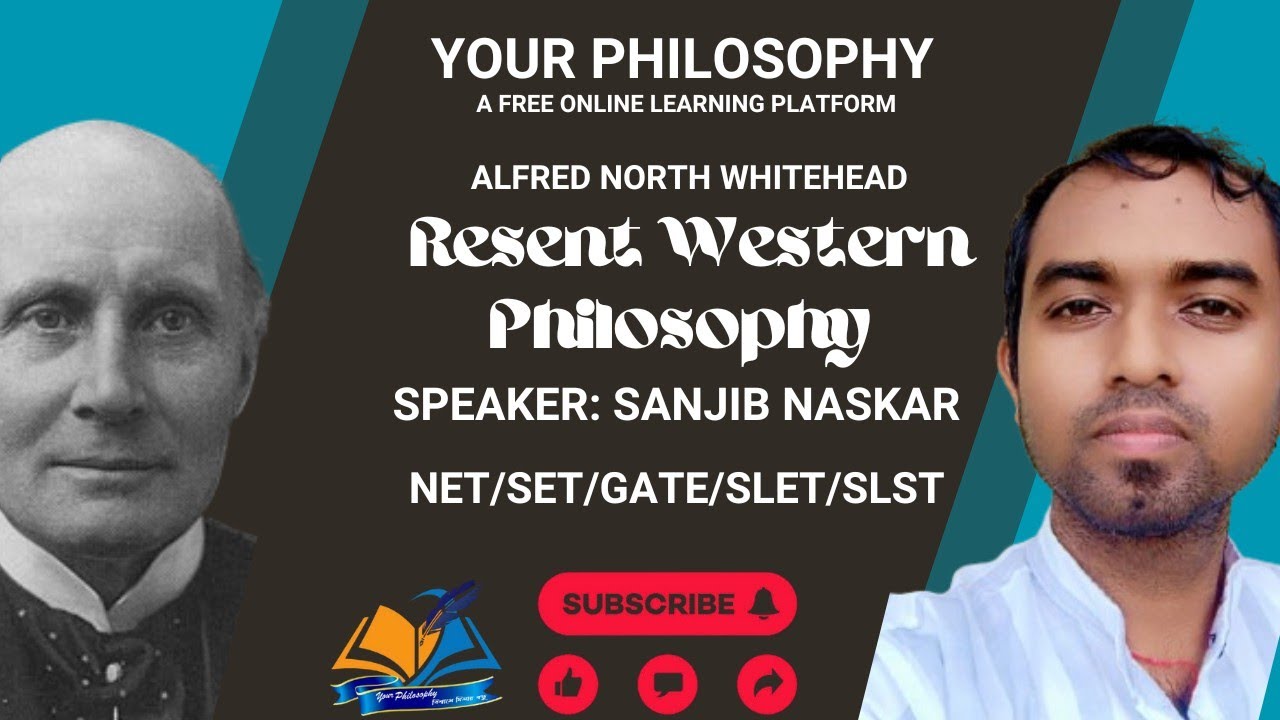 WESTERN PHILOSOPHY | PHILOSOPHER WHITEHEAD | PHILOSOPHY NET SET PREPARATION | NET SET GATE SLST