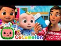 Jjs winter show and tell at school  cocomelon  nursery rhymes  home learning for kids