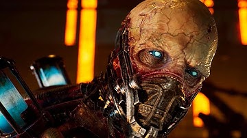 Alien Xenomorph Speaks For The First Time Scene 4K (2023) - Aliens Dark Descent