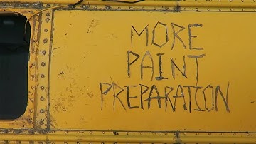 #19 SKOOLIE BUS CONVERSION | MORE PAINT PREPARATION
