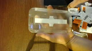 Spigen Protector de vidrio templado para iPhone iPhone