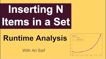 Runtime complexity of inserting N items into an empty std::set in C++