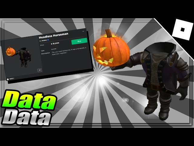 Roblox Cavaleiro Sem Cabeça Headless Horseman +1 Virtual