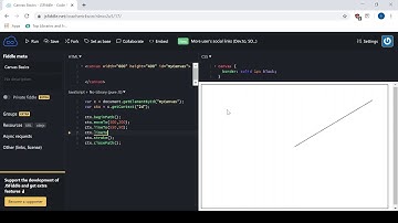 JavaScript & Canvas : Drawing Lines
